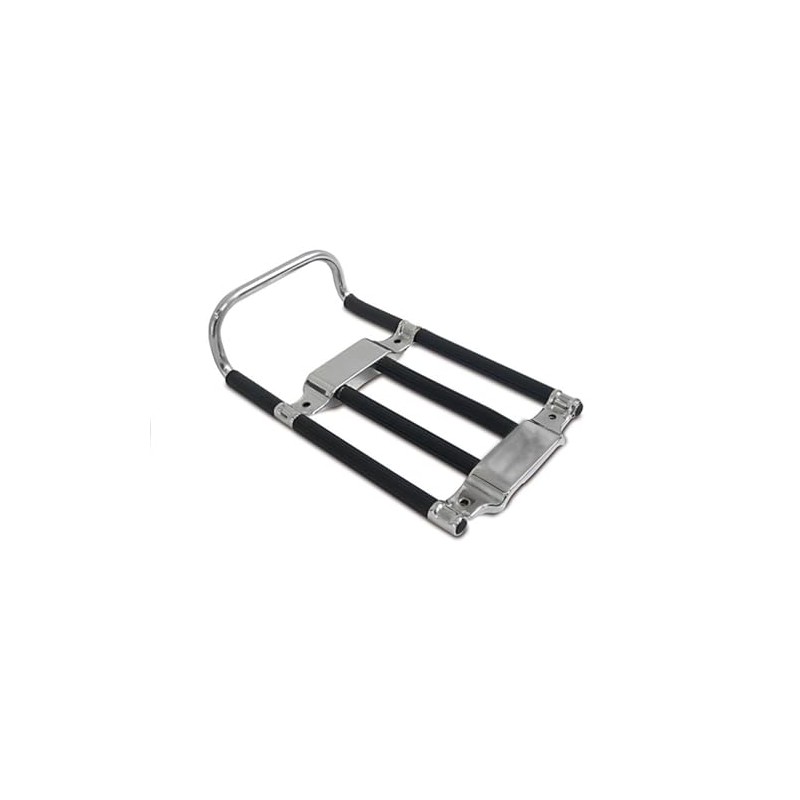 Luggage Rack Chrome/Black for Simson KR51 Schwalbe, SR4-1 Sparrow, SR4-2