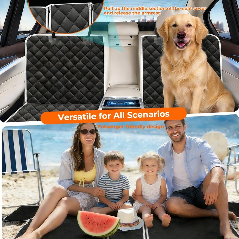 Erivis Dog Car Rear Seat Cover for Mazda CX-5 CX-50