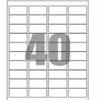 Barcode Label 40-Section Chuseok Gift Wrap Korean Traditional Sticker