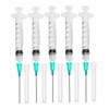 Dispensers Applicator Syringes Set, 5 Pack 3ml Dispensing Syringes With