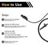 Partuto ABS Wheel Speed Sensor ABS Sensor Anti-lock Braking System