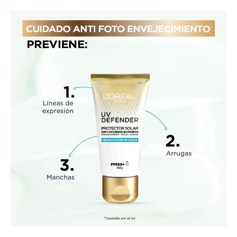 Protector Solar Defender 50fps 40ml Oréal Paris