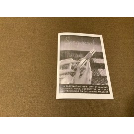SINGER Vintage 1930's Singercraft Guide Brochure, Reprint