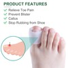 Povihome 10 Pack Big Toe Sleeves, Gel Toe Protectors, Gel