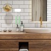 Toothbrush Holder Wall Mounted with Cover for Bathroom, 2 Slots