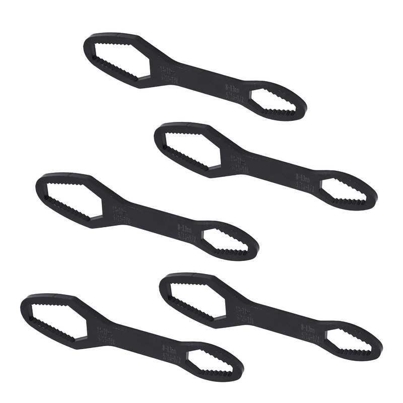 5 Pcs Double Ended Wrench 8mm To 22mm 160mm Length