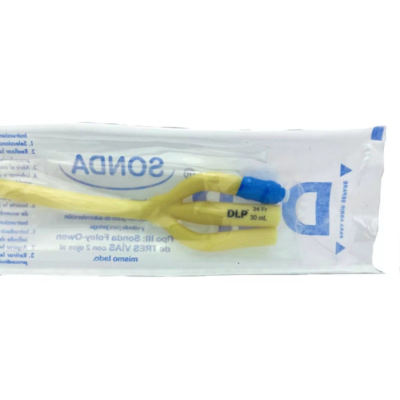 DL Sonda Foley-owen 30 Ml Calibre 24 Fr Látex C/