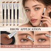Professional Eyebrow Brush Eyeliner Angled Flat Head Blade Eye Liner
