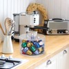 Peohud Coffee Filter Holder, Acrylic Coffee Pod Holder with Lid,