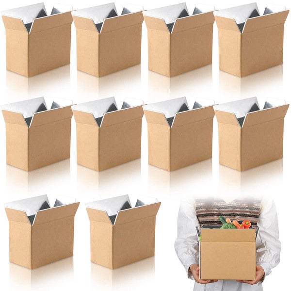 Insulated Shipping Box Cold Chill Double Insulated Carton with Foil