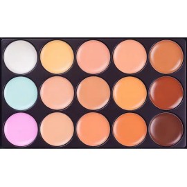 Paleta Correctores Universo en Linea 15 Tonos Crema Larga Duración