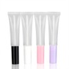 COSIDEA 50pcs Empty Pink 15ml Lip Gloss Tubes with Wand