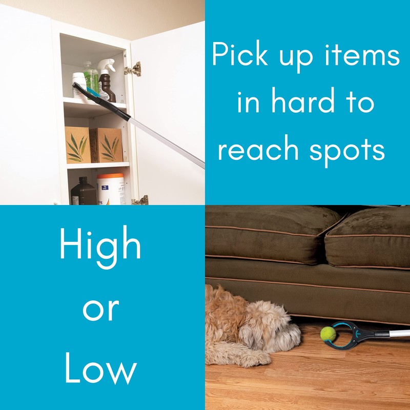 BIRDROCK HOME Reacher Grabber Pick Up Tool with Magnets -