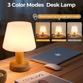 Shower Lamp Waterproof Rechargeable Shower Lamps for Inside Shower Cordless Waterproof Shower Lamp 3-Color Dimmable Light Stepless Dimming LED Table Lamp for Outdoor, Kitchen, Bathroom, Camping, Patio