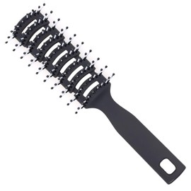 GEN'C BÉAUTY Vented Hair Brush with Ball‑Tip Bristles and Non‑Slip Handle for Blow‑Drying and Detangling (Small)