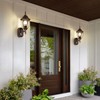 Lamomo Outdoor Wall Sconce, Dusk to Dawn Motion Sensor Light