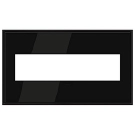 Legrand adorne Black Nickel, 4-Gang Wall Plate, AWC4GBLN4