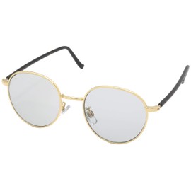 CYPHUS Cifus Sunglasses Boston Unisex Metal UV Protection UV Protection, gold/light grey