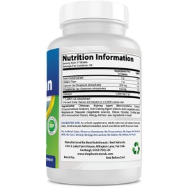 Best Naturals Best Naturals -- Chitosan -- 500 mg -- 120 Tablets