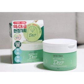 Dewytree AC Control Deep Green Calming Pads, 60 sheets, 3 packs / 듀이트리 에이씨 컨트롤 딥 그린 카밍 패드, 60매, 3개