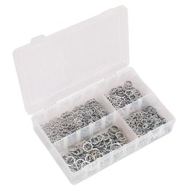 Sealey AB057LW Lock Washer Assortment 1000pc Serrated Internal M5-M10 Metric DIN 6798J