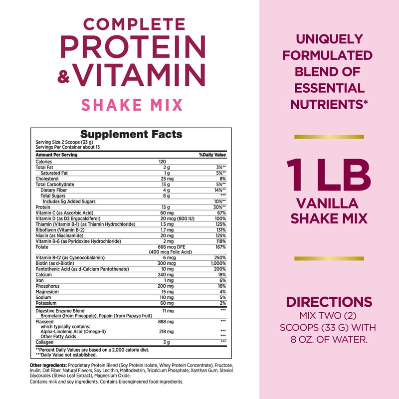 NBTY OP Protein Shake Van 6x16oz PWD US