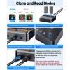 Dual Bay NVMe SSD Cloner Duplicator - 20Gbps USB 3.2