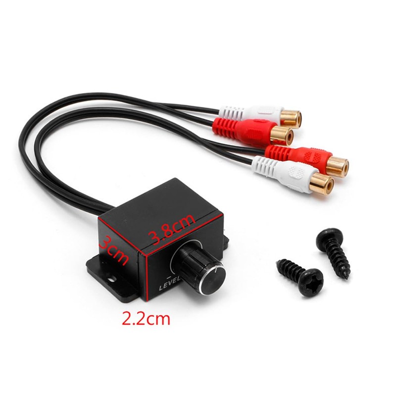 ANCLLO Remote Amplifier Level Bass Music Volume Control Knob With