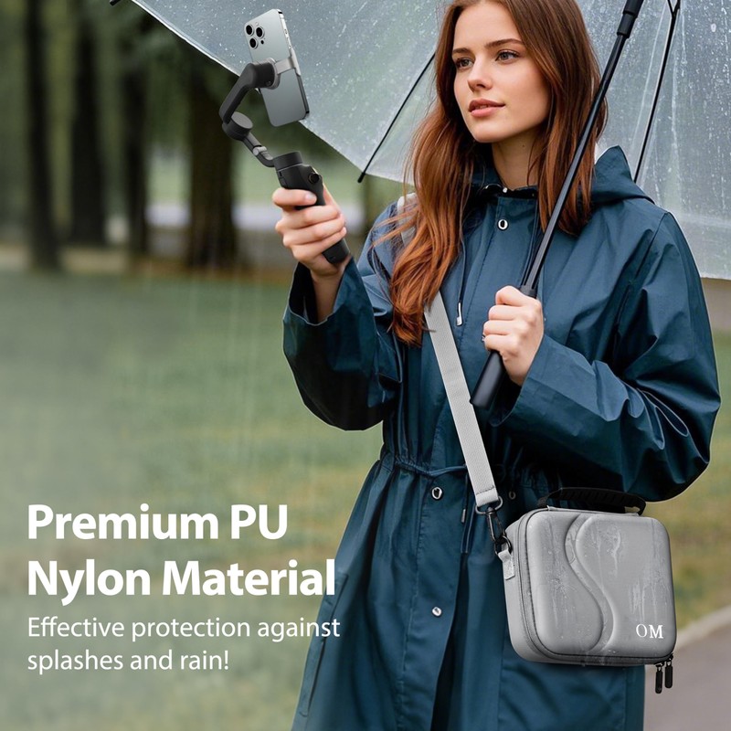 Carrying Case for DJI OM 7/7 Pro Gimbal Stabilizer, Portable