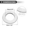 Motoforti Universal Flat Washer, 19mm ID 34mm OD 3mm Thickness,