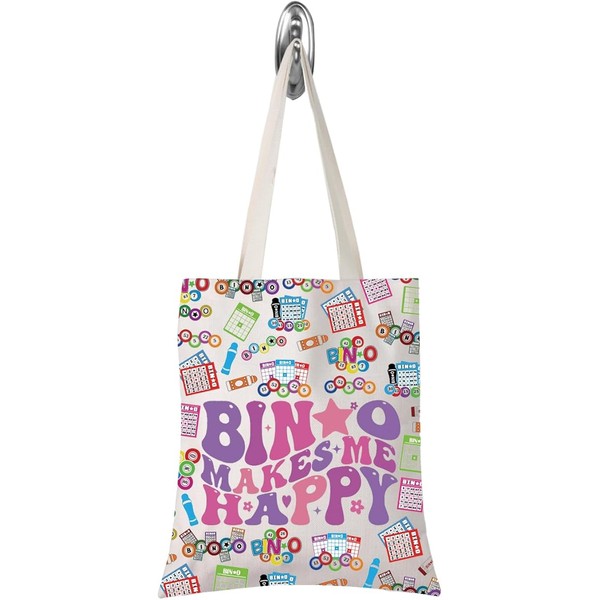 TSOTMO Funny Player Gift Makes Me Happy Tote Bag Game