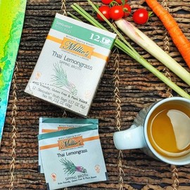 MILLIE'S THAI LEMONGRASS SIPPING BROTH | Vegetable Broth with Savory Seasonings for Snack Urges | Vegan, Keto, Gluten Free, Intermittent Fasting, and natural | (6 Pack - 72 Broth Bags Total)