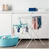 GoFire 2 x Hanging dryer 16 clothes pegs, Turquoise/Pale Blue