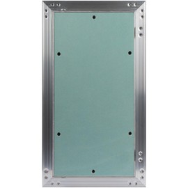 ECOPRO VENT 8" x 16" Inch Aluminum Drywall Access Panel - Service Shaft Door - Plumbing, Electricity, Heating, Alarm Wall Inspection hatch for Drywall - Bathroom Service Access Hole Cover