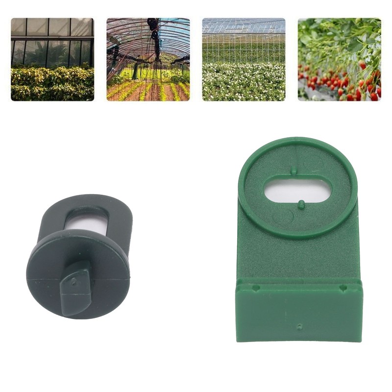 50PCS Plastic Greenhouse Twist Clips Shading Fixing Clips with 50