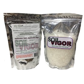 3 LB Soil Vigor (Tm) Super Absorbent Polymer, Moisture Trap for All Plants, Trees, Shrubs, Vegetable, Flower Gardens, and Lawns