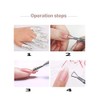 ATOMUS Silione Nail Art Set Soak Off Clip Cap Gel