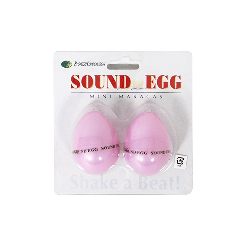 KC Kyoritz SE-400/PK Egg Shaker, Set of 2, Pink