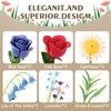 Nenjindz Flowers Bouquet Building Set with Vase 787 PCS Botanical