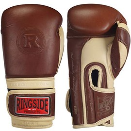 Ringside Heritage Genuine Leather Super Bag Boxing Training Sparring Gloves, Tan