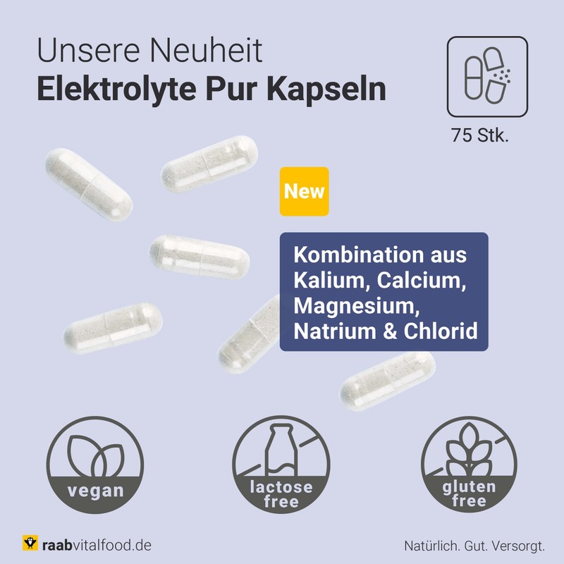 Raab Pure Electrolyte Capsules (Pack of 75)