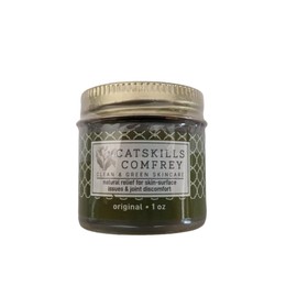 Catskills Comfrey Original 1oz ~ comfrey's allantoin is a cell proliferant; ideal for natural skin health, Trigger Finger, joint discomfort, eczema, psoriasis, acne, cold sores, abrasion