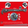 KS Tools 114.0055 Single-Handed Multifunctional Key 8-17/14-32 mm