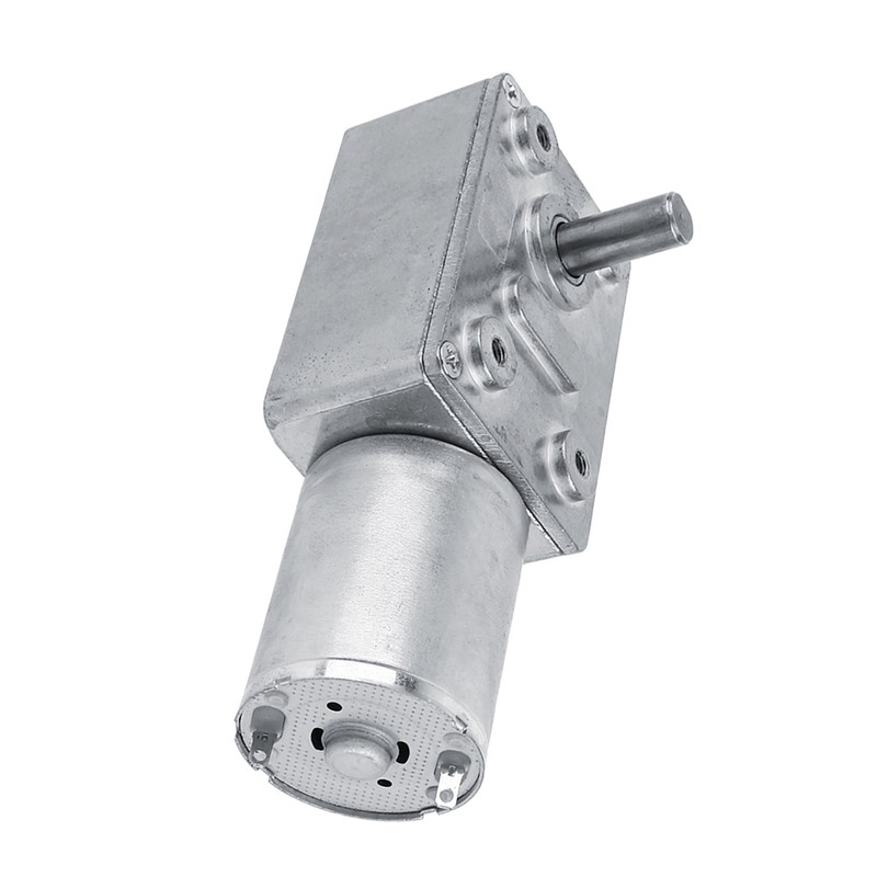 Reversible High Torque Worm Geared Motor DC 12V Reduction Motor(5RPM)