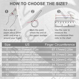 AMZAIZO Smart Ring Sleep&Fitness Tracking Wearable for Women/Men,Ultra-Narrow 9 Day Battery Life,No-Subscription,Accurate Tracker,Fashion Crystal Charging Case,for Android & iOS (Silver, SIZE8)