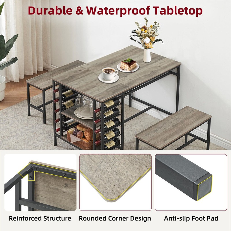 GRVEE Dining Table Set for 4 Kitchen Table Set for