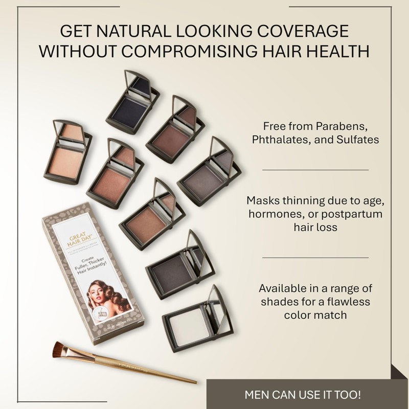 Joan Rivers Great Hair Day Root Touch Up Powder –