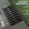 Cast Iron Drain Grate, 12 * 20in Heavy Duty Outdoor