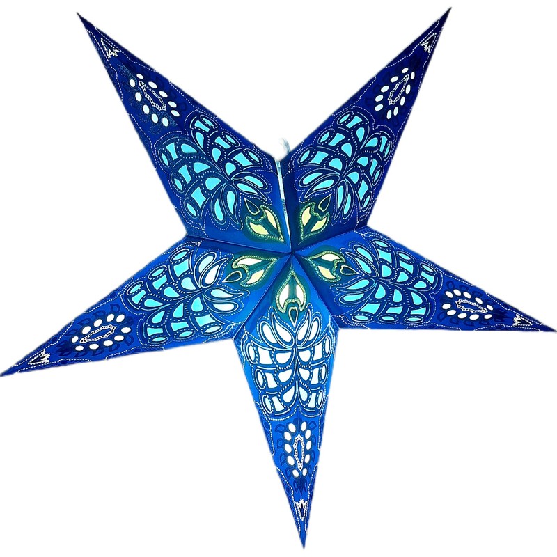 Yepsio Paper Star Lantern Lampshade, 60 cm, Hanging Decorations for