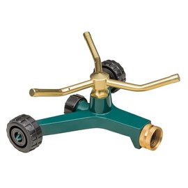 Orbit 3-Arm Metal Sprinkler with Wheel Base for Lawns
